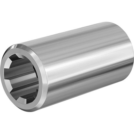 Casquillo toma de fuerza tipo A 80 mm para eje estriado eje cardán 1 1/8" 6 surcos apero tractor