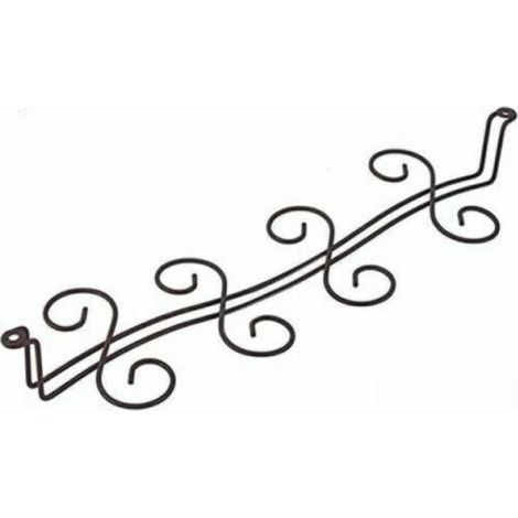 Wine glass holder for stemware, undercounter and hanging to store up to 8 glasses for kitchen, bar and restaurant (1/5)