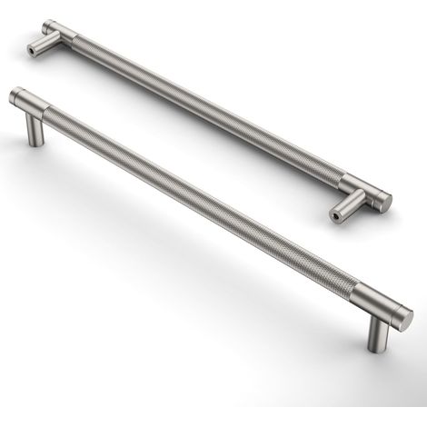 10 Pièces Poignee de Meuble Cuisine Argenté 160mm Poignées Meubles avec Vis, pour Bureaux, Tiroirs, Armoires, Placard UK0040 (1/5)