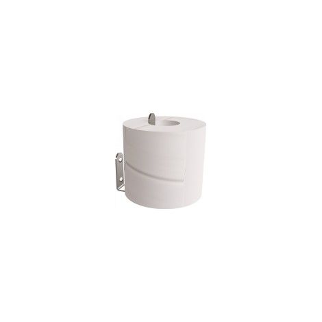 Portarrollos de papel higiénico, técnico, acero inoxidable pulido (1/3)