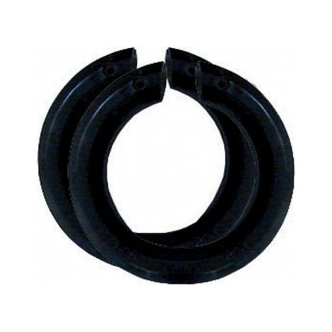 Set di 2 anelli per paralume B22 / E14 TIBELEC, plastica, nero TIBELEC