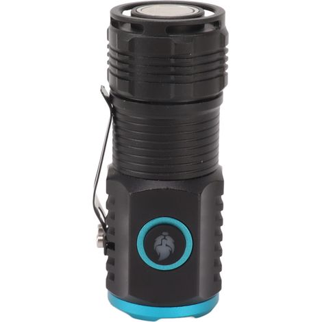 Mini lampe torche puissante à flux lumineux élevé (2000 lm), rechargeable par USB-C, LED, 6 modes d'éclairage, étanche IPX4, aimant d'alimentation. (1/5)