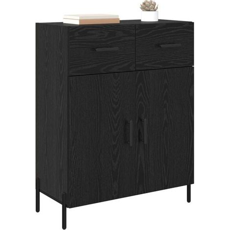 Buffet Bas de Cuisine en Bois d'Ingénierie, Meuble de Rangement 69,5 x 34 x 90 cm pour Salon et Salle à Manger (1/5)