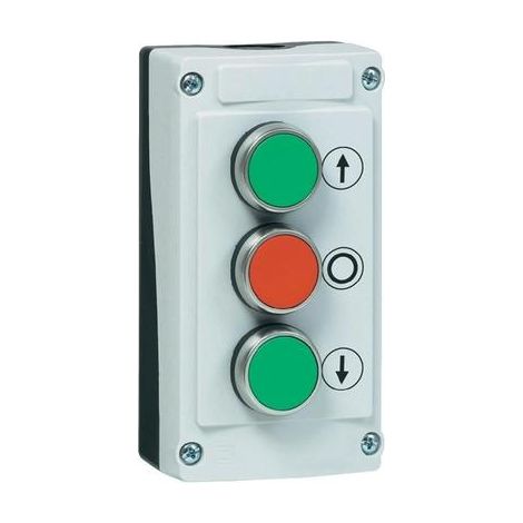 Baco LBX30430 pulsador rojo IP66 momentáneo
