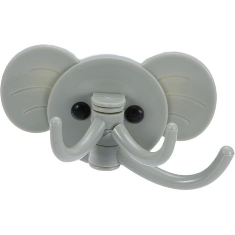 Lot de 3 crochets muraux animaux dessin animé, crochets polyvalents pour suspension (1/4)