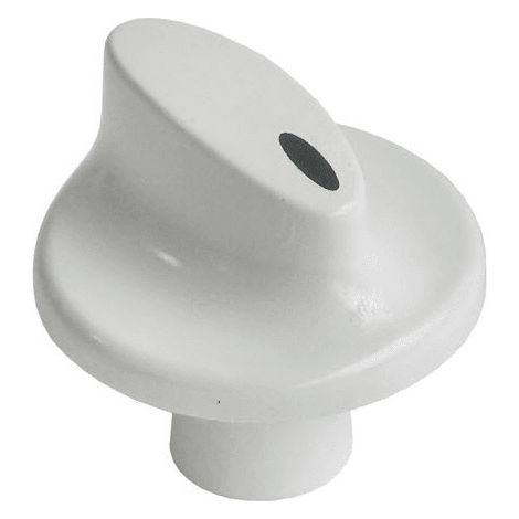 BOUTON BRULEURS GAZ BLANC pour CUISINIERE INDESIT - C00117525