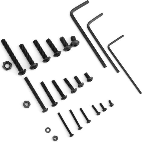 1080-teiliges Kombinationsset aus Schraubenschlüssel, Muttern, Unterlegscheiben und Schraubenschlüsseln aus schwarzem Kohlenstoffstahl mit halbkreisförmigem Kopf (1/5)
