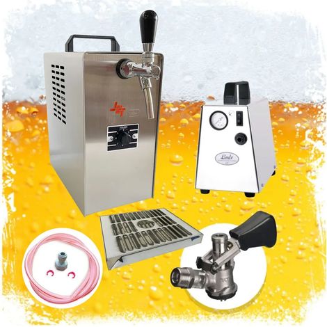 Ensemble complet - Tireuse a biere - JET 30 machine a biere, pompe a biere 1 ligne, 35 litres/h, professionnelle, KEG: KeyKeg (1/5)