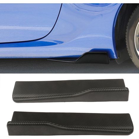 Satz von zwei universellen hinteren Seitenschwellern aus schwarzem Carbon, 45 Zoll (links/rechts). (1/5)