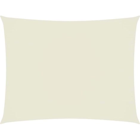 Maison Exclusive - Parasole a Vela Oxford Rettangolare 2,5x4 m Crema (1/5)