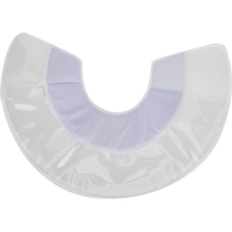 Collier De Protection Pour Chien Et Chat - En Pvc Transparent Avec Fermeture Velcro - Pour Soins Post-Opératoires - Taille S (1/5)