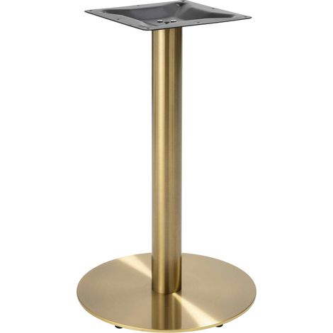 Pied de table en acier inoxydable or Sutton (1/5)