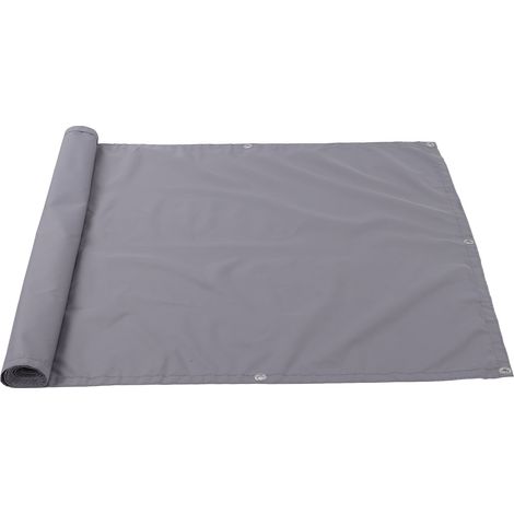 Bâche de balcon résistante aux UV et au vent, filet de protection pour jardin, terrasse, porche ou patio. (1/5)