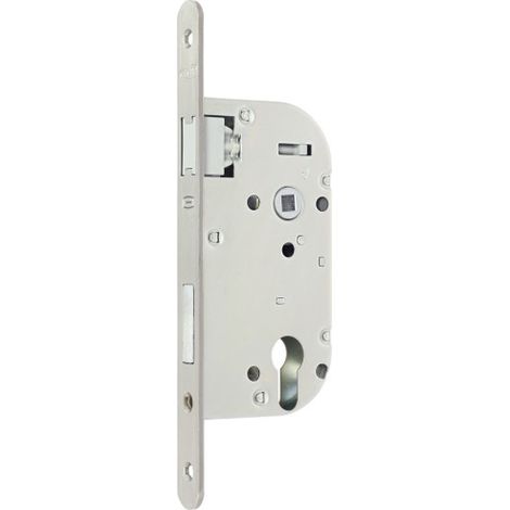 Serrure à larder à pêne magnétique coffre 145 mm entraxe 70 axe 50 mm carré de 7 mm réversible avec gâche clé L - METALUX-DOM (1/9)