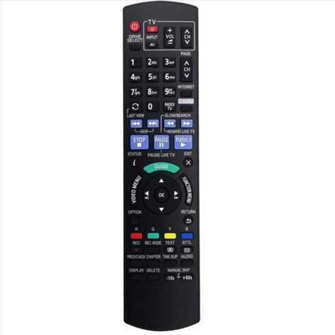 Télécommande - N2QAYB001042 - Pour Panasonic DMRHWT250 DMRHWT250GL - Noir - 1 Pièce (1/5)