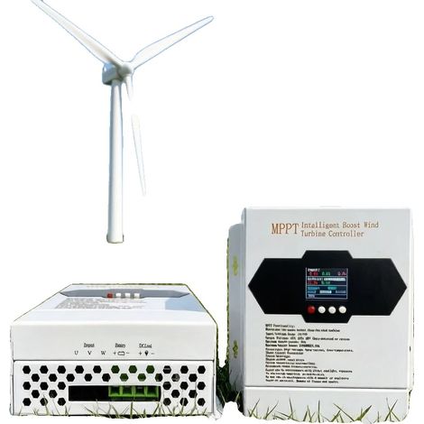 Windladecontroller, 6000W maximale Ausgangsleistung, 50A maximale Eingangsström, unterstützt 48V/96V Systeme, ARM-Prozessor, 4 Steuerknöpfe (1/5)