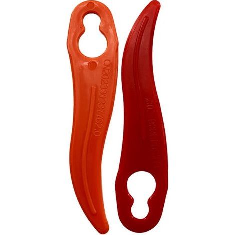 100 pièces L90 Bosch chopper tondeuse à gazon accessoires lame en plastique tête de coupe en plastique Bosch ART23 (1/2)