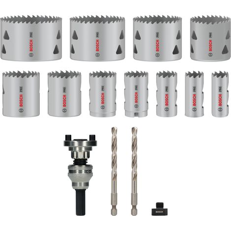 Bosch PRO Multi Material Hole Saw Q-Lock Arbor Set 15pcs 2608901549 (1/5)