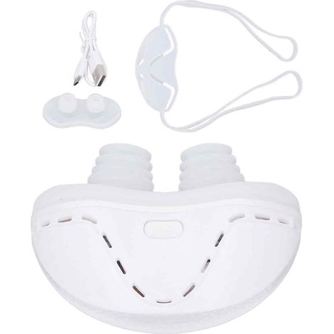Dispositif Anti-Ronflement Électrique - Micro-Ventilateur Intégré - Purificateur PM2.5 - Conception Ergonomique Nasale - 1 Pièce (1/5)