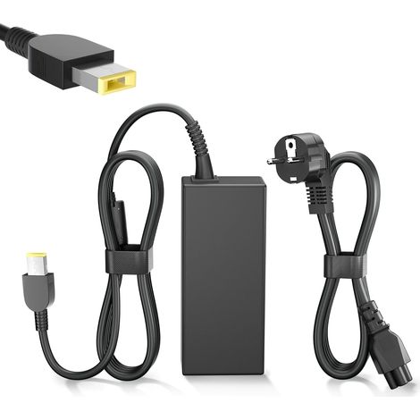 Chargeur 65W pour Lenovo Thinkpad T460 T470 T470S T440 T450 T540P E531 E570 E560 L440 L460 L470 X270 X250 X240 G50 G50-45 G50-70 G50-80 20V 3,25A Ordinateur Portable Alimentation Adaptateur (1/5)