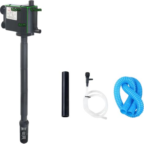 Irovami Pompe à eau submersible pour aquarium, noire AP119B