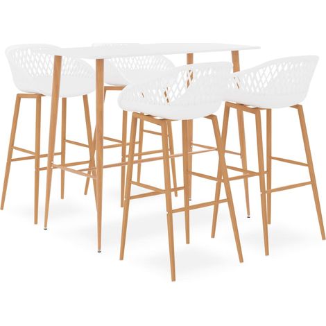 5-tlg. Bar-Set Weiß
