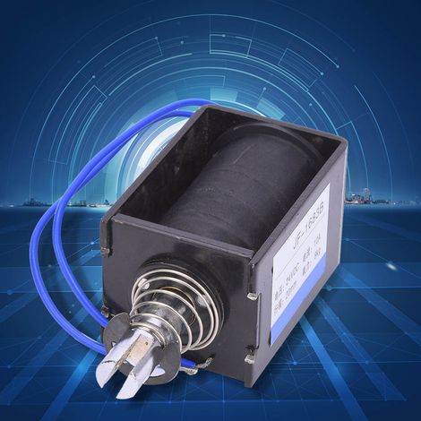 JF-1683B Gleichstrom-Magnetspule (Zug-/Drucktyp) 78,4 N 24 V Gleichstrom 20 mm Hub (1/5)