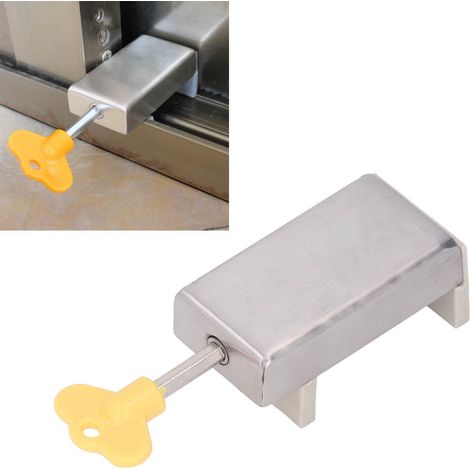 Sicherheitsschlösser aus Aluminiumlegierung für Türen und Fenster, Kindersicherungen, Tür- und Fensterzubehör, Diebstahlsicherungen, Schiebefensterriegel, Geschwindigkeitsbegrenzer (1/5)