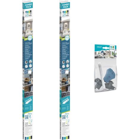 Nordlinger – Kit de montage mur parquet 6m² – Fixation murale en PVC blanc – Installation rapide pour espaces modernes – Accessoires inclus
