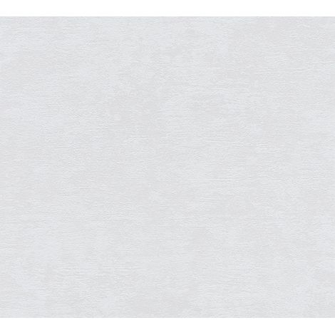 Papier peint aspect crépi style industriel Tapisserie grise claire unie pour chambre moderne Papier peint intissé gris clair idéal couloir