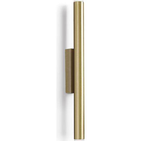 Aplique de pared TANIA doble emisión LED SMD AC 2x4 W 215 lm 3000 K CRI80 Oro (1/3)