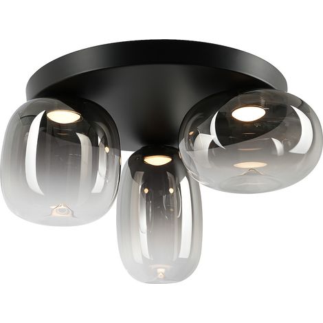 Lampada da soffitto VASO SMOKED 12W (1/5)
