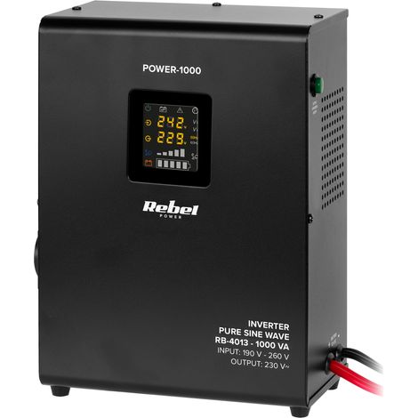 Onduleur mural Rebel Power 1000 UPS 12 V/230 V 1000 VA/700 W (1/5)