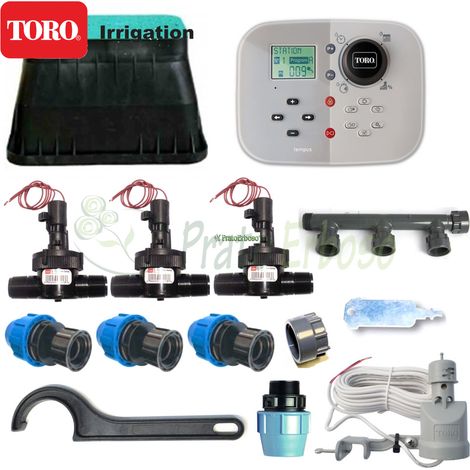 Kit irrigazione Toro Tempus a 3 zone 24V