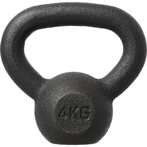 Kettlebell en fonte, poids de 4 kg (1/3)