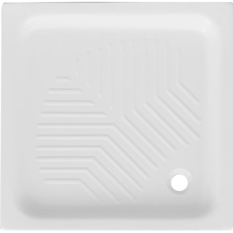 Receveur de douche carré en céramique Dianhydro (1/3)