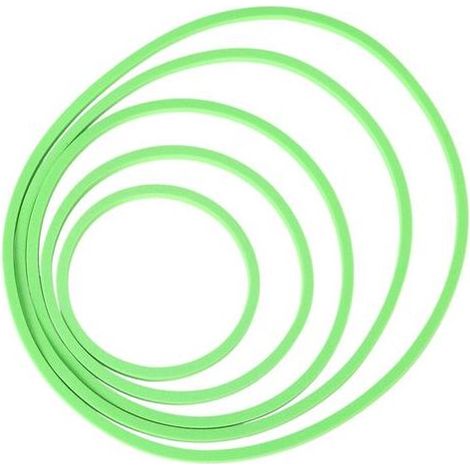 Anelli di piante galleggianti per Acquari, set di 5-Verde (1/5)