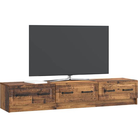 Maison Exclusive - TV-Schränk Altholz 147 x 34,5 x 27 cm Holzwerk