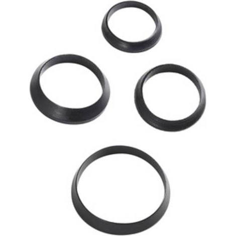 100 x GUARNIZIONE CONICA P/CANOTTO D 32 MM 1.1/4