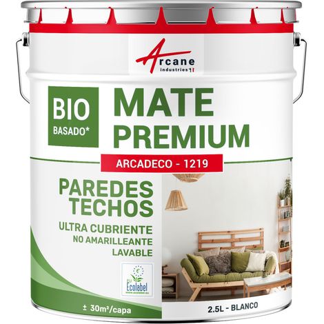Pintura mate para paredes y techos interiores - ARCADECO - 1219 (1/2)