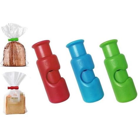 clip per sacchetti, clip per alimenti, clip riutilizzabili per sacchetti della spesa, clip per sigillare sacchetti del pane e sacchetti per snack, clip per sacchetti di plastica (1/5)