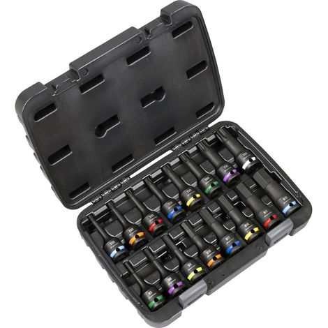 Sealey AK56005 Premier Hex & TRX-Star Impact Socket Bit Set 1/2""Sq Drive 16pc