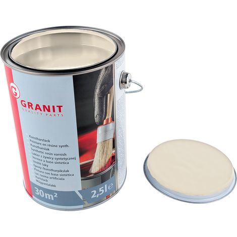Weißer Lack RAL 1013 Weißperle WILCKENS GRANIT 2,5 l Dose (1/3)