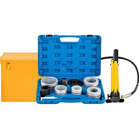 Mophorn Expansor hidráulico de tubos de escape de la marca, tamaño de 1-5/8" a 4-1/4", manual de 10 T con 4 matrices y 2 estuches de almacenamiento para tubos de cobre y aluminio - Título de Amazon (1/5)