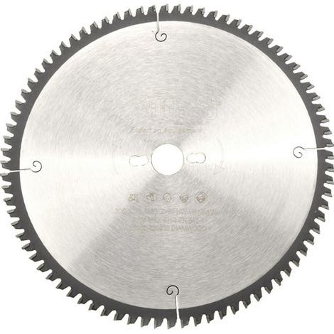 DIAMWOOD - Lame Scie Circulaire HM Finition D. 305 mm Z80 TP Nég - Alu/Bois