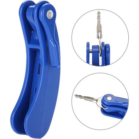 [NIEMALS VERWENDET] Schlüsseldreher mit Platz für 2 Schlüssel, Schlüsselgreifer. Schlüsseldreherhalter mit Türöffnerhilfe und Griff für ältere Menschen und Menschen mit Arthritis.