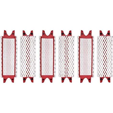 Lot de 6 serpillières de rechange en microfibre pour serpillère Vileda Ultramax