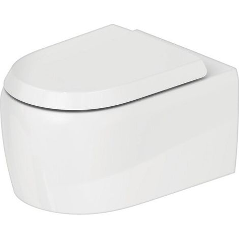 DURAVIT 2556090000 Qatego WC suspendu 57 cm blanc brillant chasse profonde