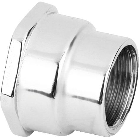 RACCORDO DIRITTO RIDOTTO FEMMINA FEMMINA IN OTTONE CROMATO SERIE 1500 3/4X1/2   TIEMME RACCORDERIE SPA