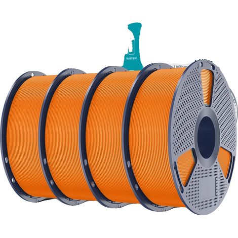 Filamento 3D, materiale ecologico, elevata compatibilità, arancione (1/2)